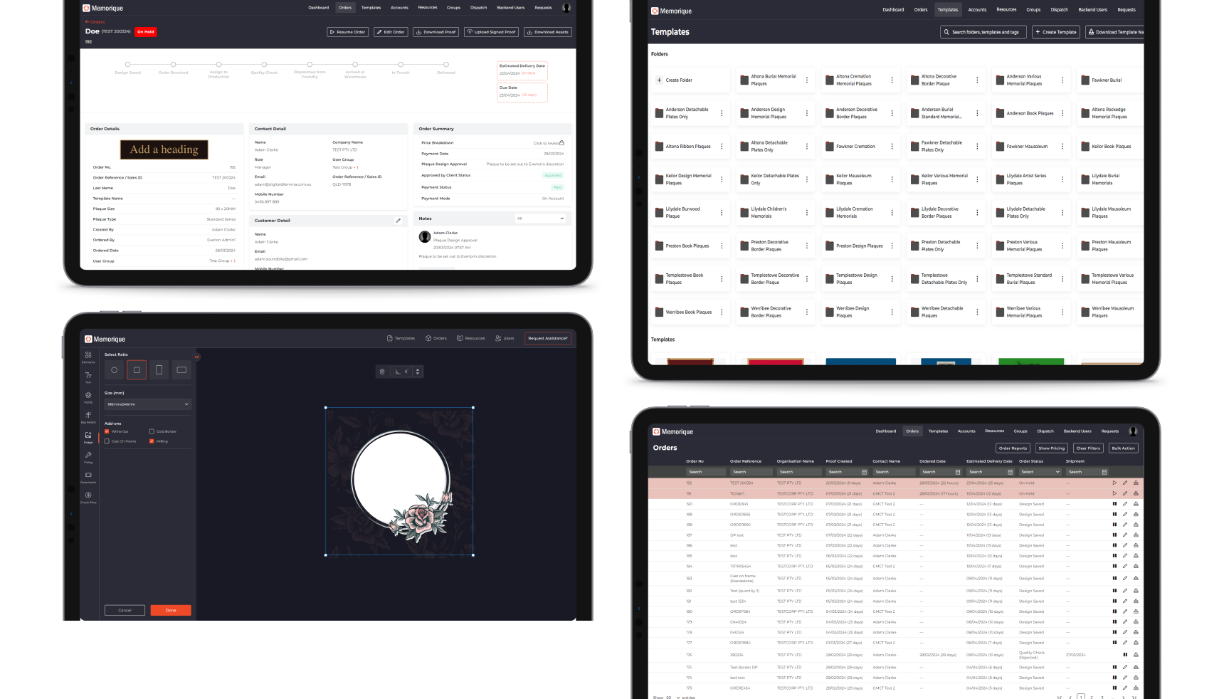Glimpse of the project