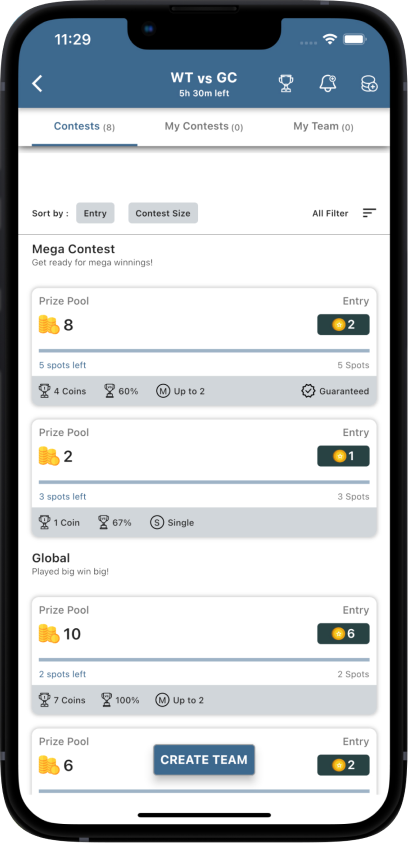 portfolio sports11 screen1