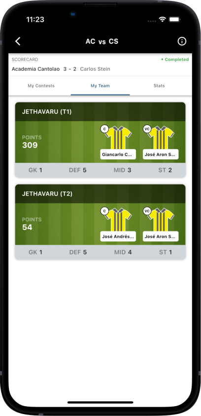 portfolio sports11 screen5